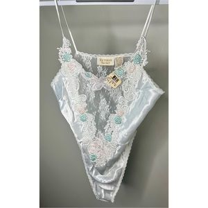 Vintage Victoria’s Secret White Bodysuit Lingerie